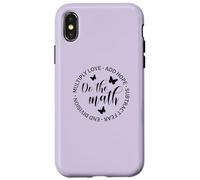 Do The Math Femminile Insegnante di Matematica Regalo Inspirational Gentilezza Custodia per iPhone X/XS