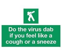 Do the virus dab if you feel like a tosse o uno starnuto segno - Vinile/Sticker