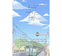 Do What Makes You Happy: A Soft Aesthetic Hardcover Notebook for Journaling & Creativity: Inspire Your Day with a Minimal Japanese-Style Train Aesthetic | Lined Journal for Notes, Ideas, or School
