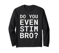 Do You Even Stim Bro Autismo Consapevolezza Neurodiversità Palestra Maglia a Manica