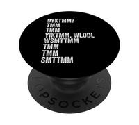 Do You Know The Muffin Man? DYKTMM? Funny Nostalgic Quote PopSockets PopGrip Adesivo