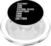 Do You Know The Muffin Man? DYKTMM? Funny Nostalgic Quote PopSockets PopGrip per MagSafe