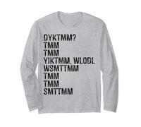 Do You Know The Muffin Man DYKTMM Vintage Nostalgia Wordplay Maglia a Manica