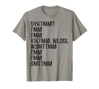 Do You Know The Muffin Man DYKTMM Vintage Nostalgia Wordplay Maglietta