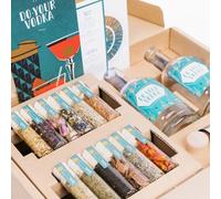 DO YOUR VODKA - Kit DIY Creazione di Vodka con 12 Botaniche Aromatiche | Bottiglie in vetro & misurino per cocktail fatti in casa | Regalo per appassionati di mixologia e amanti della vodka