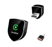 doarhoo Adattatore wireless CarPlay 2025 per Apple iPhone, plug and play di piccole dimensioni, design mini USB per auto con cavo integrato Apple CarPlay, connessione veloce e stabile Adattatore