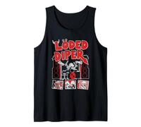 DOAWK Loded Diper Red White And Distressed Band Book Series Canotta
