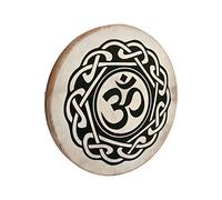 DOBANI Pretuned Pelle di Capra Testa Legno Telaio Tamburo w/Battitore 22"x2" Om