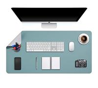 DOBAOJIA Office Desk Pad 120x60cm Greyish Green/Grey