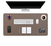 DOBAOJIA Sottomano da Ufficio, Tappetino da Tavolo, Tappetino Tastiera e Mouse, Tappetino PC Scrivania, per Casa/Ufficio, Pelle PU Impermeabile + Scamosciata Antiscivolo 120 x 43 cm