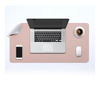 DOBAOJIA Sottomano da Ufficio, Tappetino da Tavolo, Tappetino Tastiera e Mouse, Tappetino PC Scrivania, per Casa/Ufficio, Uso Doppio Lato Simipelle PU Impermeabile 70 x 35 cm (Rosa/Argento)