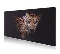 DOBAOJIA Tappetino per mouse, 800 x 400 mm, tappetino per mouse XXL da gioco, sottomano da ufficio, tappetino per tastiera e mouse, tappetino per computer, superficie anti-trabocco e base antiscivolo