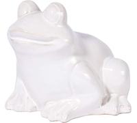 dobar 10410e - Statuetta da Giardino a Forma di Rana, Misura M, Decorazione per Esterni, Rana, in Ceramica, per Giardino, Giardino, Giardino, Patio, 21 x 22 x 17 cm