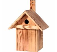dobar 13075e - Casetta per Uccelli Selvatici, 23,5 x 17,5 x 33 cm, Colore: Marrone