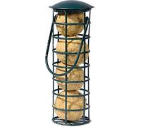 dobar 24081, mangiatoia per uccelli con quattro palle di cinciarella, ricaricabile, nera, plastica, confezione da 1 (1 x 360 g)