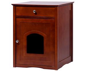 dobar 35272 Designer Gatto Armadio Mohrle con cassetto, Marrone