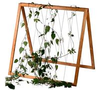 dobar® Accessorio per aiuola rialzata Cubus 2.0 - aiuto per il giardino - 78 x 58 x 78 cm, marrone