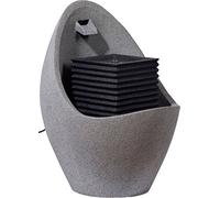 dobar Fontana da Giardino di Design con Pompa e luci LED, in poliresina