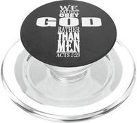 Dobbiamo obbedire a Dio piuttosto che agli uomini Versetti della Bibbia Atti 5:29 PopSockets PopGrip per MagSafe
