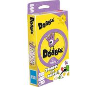 Dobble Zygomatic Classique - Gioco di società - Gioco di carte familiari e per bambini dai 6 anni - Gioco di velocità da 2 a 8 giocatori - Scatola di metallo per viaggio - 15 min - versione: francese