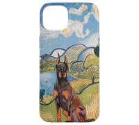 Doberman Arte Vintage Custodia per iPhone 15 Plus