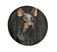 Doberman, copertura per pneumatici di ricambio resistente alle intemperie, diametro dei pneumatici da 24 a 36 pollici, protezione universale per ruote impermeabili per rimorchi, camion, camper, SUV