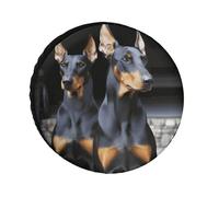 Doberman, coperture per pneumatici impermeabili anti UV, 30 pollici, per asse singolo, per camper, camion, SUV, rimorchio, universale, per tutte le stagioni