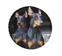 Doberman, coperture per pneumatici impermeabili anti UV, da 28 pollici, per asse singolo, per camper, camion, SUV, rimorchio, universale, per tutte le stagioni
