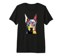 Doberman Lover Colorful Art Dog per Uomo Donna Maglietta Premium