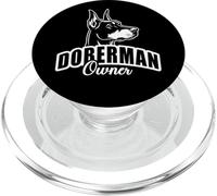 "Doberman Owner" con simpatica testa di cane PopSockets PopGrip per MagSafe