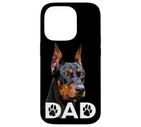 Doberman Papà Il Cane Padre Pinscher Papà Custodia per iPhone 14 Pro