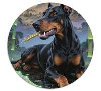 Doberman Pinscher 1000 Piece Jigsaw Puzzle For Adults Challenging Game Stress Relief Puzzle Cultivate The Spirit of Teamwork For Adults Gifts 1000pcs (67.5x67.5cm)