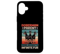 Doberman Pinscher Cane Custodia per iPhone 16 Plus