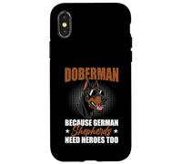 Doberman Pinscher Cane Custodia per iPhone X/XS