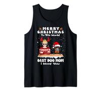 Doberman Pinscher Christmas To The World Best Dog Mom Xmas Canotta