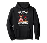 Doberman Pinscher Christmas To The World Best Dog Mom Xmas Felpa con Cappuccio