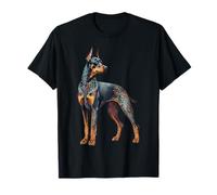 Doberman Pinscher Dog Mom Dad Puppy Breeder Memorial Maglietta