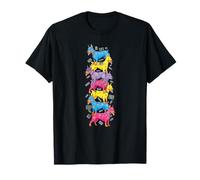 Doberman Pinscher Dog Rainbow Back to School Bambini Ragazzi Ragazze Maglietta