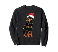 Doberman Pinscher - Luci per Albero di Natale, per Amanti dei Cani Felpa