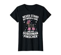 Doberman Pinscher Ragazza Divertente Doberman Pinscher Maglietta
