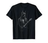 Doberman Pinscher Suonare la Chitarra Rock Music Dog Lover Maglietta