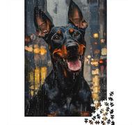 Doberman Puzzle 1000 Pezzi Per Collezionisti, Mindfulness Attiva, Progetto Condiviso, Elemento Stilistico 1000pcs (75x50cm)