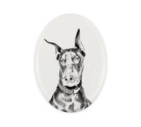 Dobermann I lapide con foto di cane Art-Dog