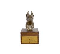 Dobermann I urna sulla cassetta postale marrone Art-Dog