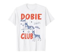 Dobie Dad Club Doberman Dog Owner Dog Dad Fathers Day Maglietta