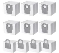 DOBIGER 10 Pezzi Sacchetti per Aspirapolvere Compatibile con Roborock S7 MaxV Ultra / S7 PRO Ultra / Q7+ / Q7 Max+ / Q5+/ T8