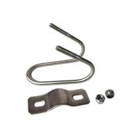 Doble manguito de perno en forma de U, Confezione da 36 morsetti for tubi a croce a forma di U in acciaio inossidabile 304 M6 M8, diverse misure(M6x32x32mm)