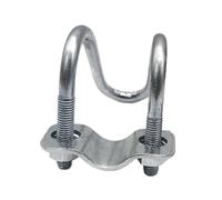 Doble manguito de perno en forma de U, Morsetto a croce a doppia U in acciaio for tubi in ferro di diverse dimensioni(M8*25 * 25)