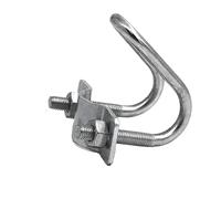 Doble manguito de perno en forma de U, Morsetto for tubi a croce a doppia U in acciaio inossidabile 304, diverse dimensioni(M8x25x50mm)