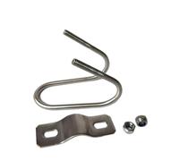 Doble manguito de perno en forma de U, Morsetto for tubo a doppia croce a U in acciaio inossidabile 304 for impalcature M6 M8 di diverse dimensioni(M6x60x32mm)